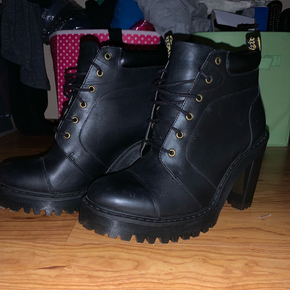 Dr. Martens Averil Heeled Combat Boots